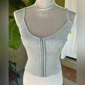 Zara corset crop top cami, size M.
